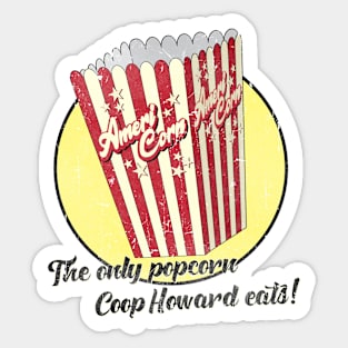 Popcorn {distressed} Sticker